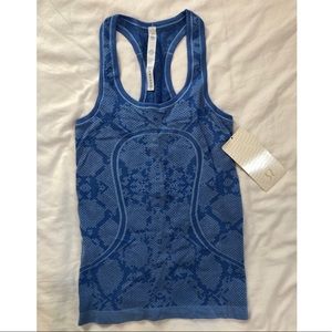 Rare Blue Snakeskin Lululemon Racerback Tank